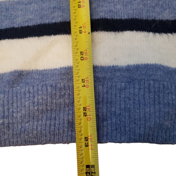 H&M Wool Blend Striped Sweater Size Large - Picture 6 of 7